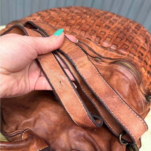 Brown Woven Leather Bag - Picture 11 of 16